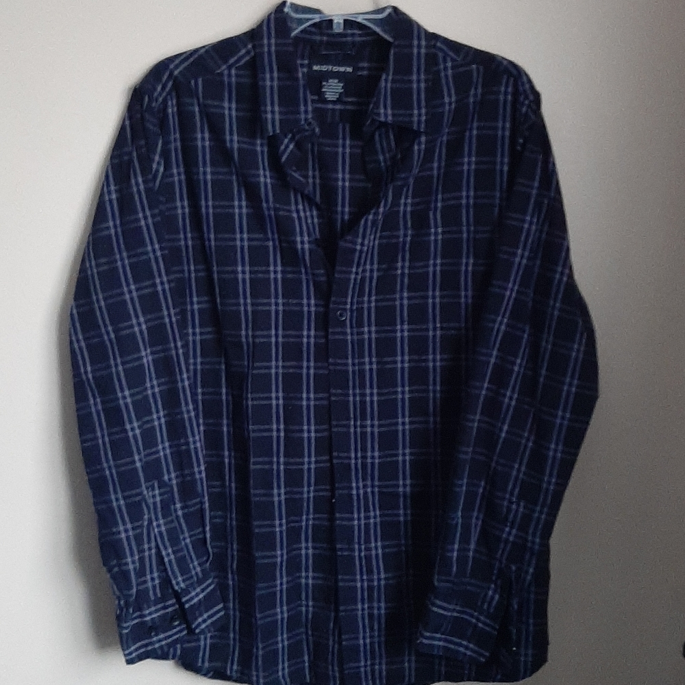 Midtown Plaid Shirt - Medium